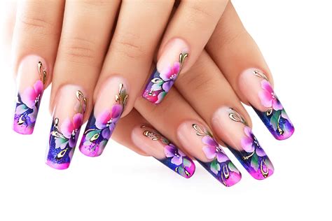 types of artificial nails manicure